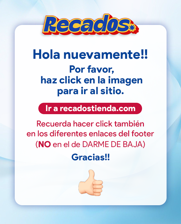 ¡Haz que tus Recados lleguen donde más los necesitan!