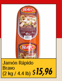 Jamón Rápido Bravo (2 kg / 4.4 lb)
